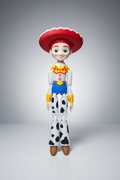 lumix3d Toy Story Jessie Eklemli Hareketli Oyuncak Hikayesi 3D Figür -21 cm
