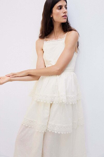 H&M MAMA Lace-trimmed nursing dress