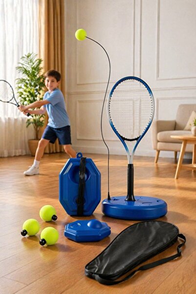 Generic 6 Piece Carbon Fiber Rebound Tennis Trainer Set Adult Practice Racket...