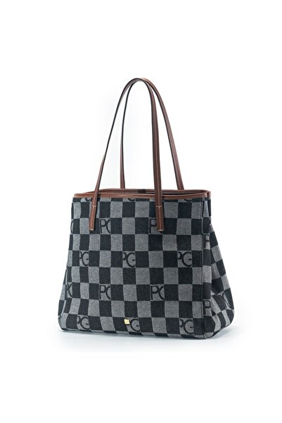 PG1 Exquisite Color Blocked Large Capacity Women's Handbag 2026 Fashionable M...