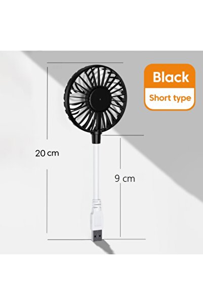 Choice black Portable Small Fan USB Fan Mini Silent Office Desk Fan For Summe...