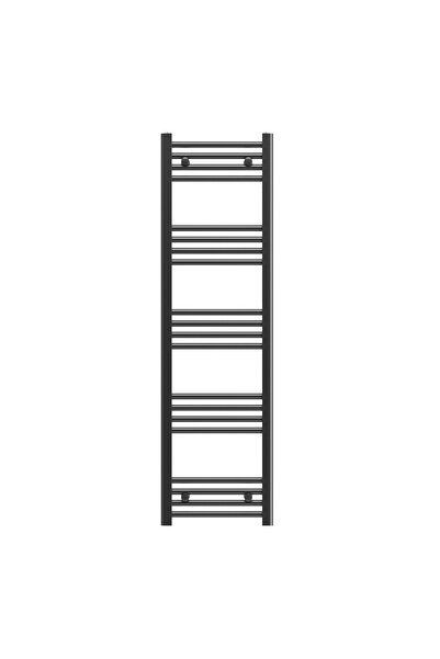 Granitan Radiator Baie Breno, 1400x400 mm, Otel, 369 W, Negru