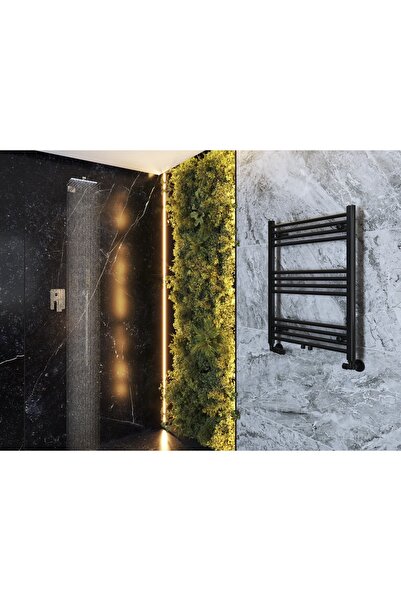 Granitan Radiator Baie Raven cu Incalzitor One Touch, Portprosop, 370 W, 80x6...