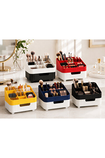 MYE TEKNOLOJİ Makeup Organizer with Drawers – Compartmentalized Cosmetic and ...