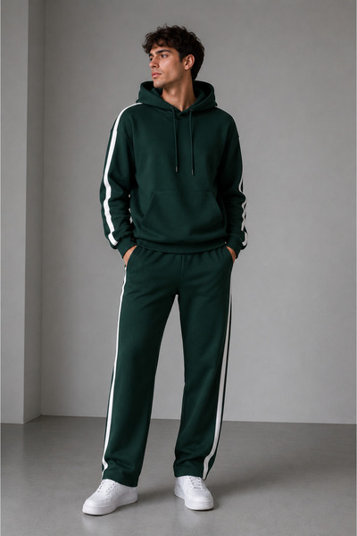 Gollinger Men's Striped Hooded Tracksuit Set