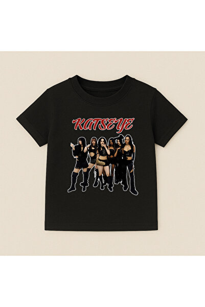 SVART WEAR Katseye Printed Crew Neck Cotton Short Sleeve Kids & Youth T-Shirt