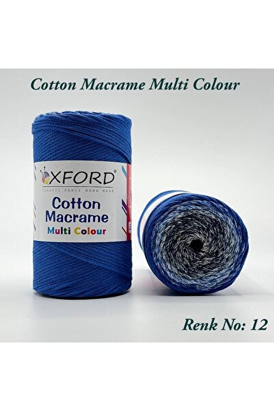 Oxford İplik Cotton Macrame Multi Colour Renk No: 12