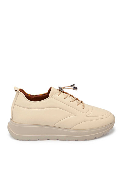 Tergan Bej Hakiki Deri Kadın Sneaker - K25S1AY68169-A25