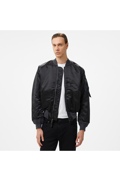 Alpha Industries 1960S Ma-1 Flight Bomber Unisex Siyah Ceket