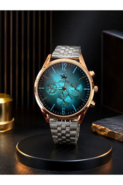 G Sport POLO Color Changing Holographic Glass Adjustable Cord Steel Wristwatch
