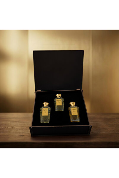 Premium Unisex Parfüm Hediye Seti 3 x 50 ml – Mazaj, Samrah ve Ostoorah | Lüks Hediye Kutusu