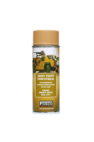 FOSCO Industries Σπρέι Καμουφλάζ Brown Beige 400ml Fosco