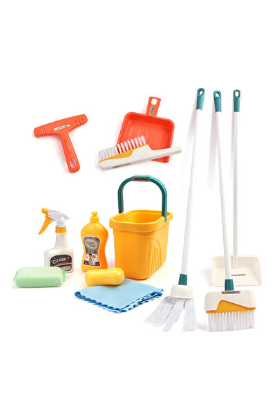 YBOSHOP Children's cleaning Top Bottom Set , 12 pieces, safe plastic, multi-c...
