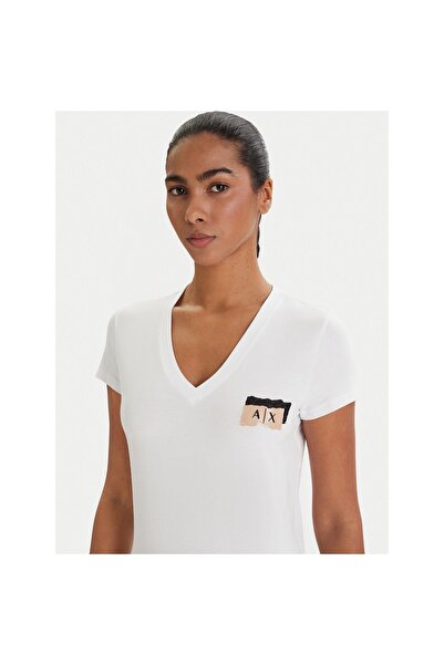 Armani Exchange Tricou de damă XW001803 AF16294 Alb