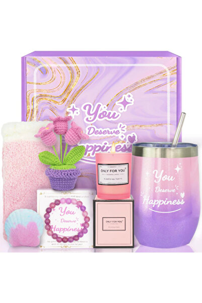 Simply Joy Set coș cadou pentru femei, Premium, Simply Joy, Cană termos din o...