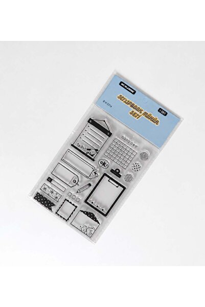 Gift Moda Silicone Frame and Sticker Scrapbook Seal Set