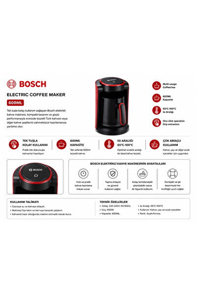 Bosch TEKLİ TÜRK KAHVE MAKİNASI
