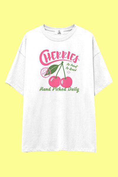 UmbraWear Fresh Mood Club T-Shirt |   Unisex 100% Cotton White Fruit Printed ...