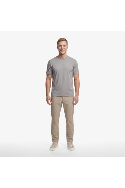 Nautica Erkek Bej Slim Fit Su İtici Pantolon
