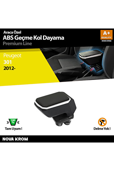 Nova Krom Peugeot 301 Kol Dayama Kolçak Geçmeli ABS Gri 2012-2017
