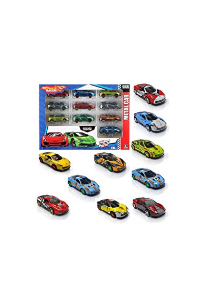 Empressco 10-Piece Metal Racing Car Set, Fun Option for Speed Enthusiasts
