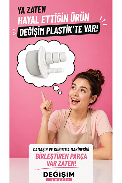 değişim plastik 2 Dirsek + 2 Adaptör Seti | Çamaşır Makinesi, Bulaşık Makinesi ve Su Arıtma Hortumu Bağlantı Aparatı