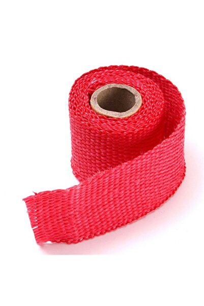 Choice Red Motorcycle Car Exhaust Pipe Wrap Tape Heat Wrap Blue Black 1.5 Met...