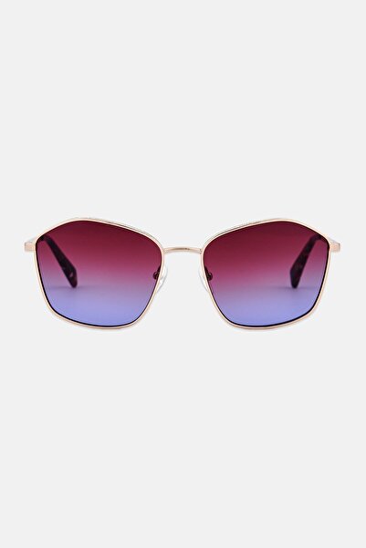 Liu Jo Women LJ157S Geometric Sunglasses, Gold