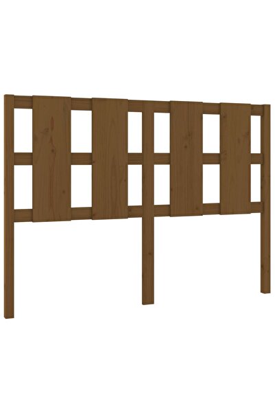 vidaxl Tăblie de pat, maro miere, 145,5x4x100 cm, lemn masiv de pin
