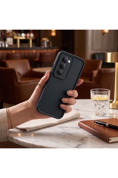 Hatreds Redmi 15 Uyumlu Kamera Korumalı Mat Silikon Telefon Kılıfı Darbe Emic...