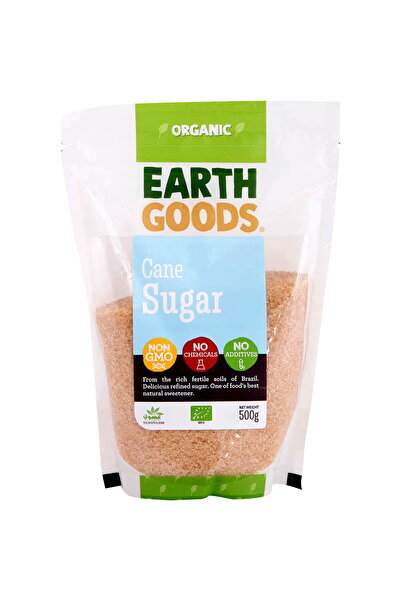 Earth Goods Organic Cane Sugar - GMO free, chemical free, additive free