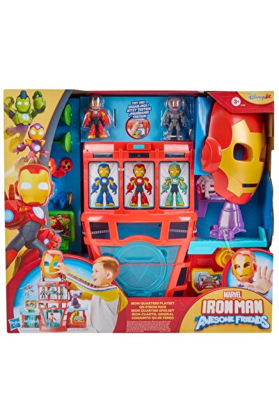 Marvel Set de joaca, Marvel, Iron Man And His Awesome Friends, Iron Quarters,...