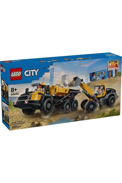 LEGO ® City - Camion basculant si incarcator frontal (60494)