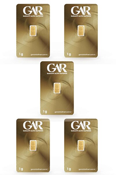 GarantiGold 5 X 1 Gr Külçe Altın