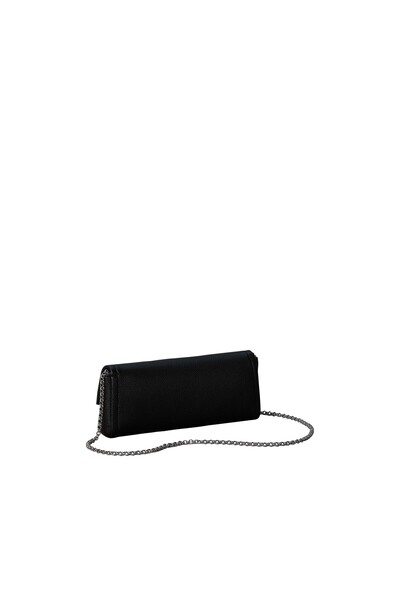 Calvin Klein EMBLEM HW PEBBLE CLUTCH OS UB1 Black