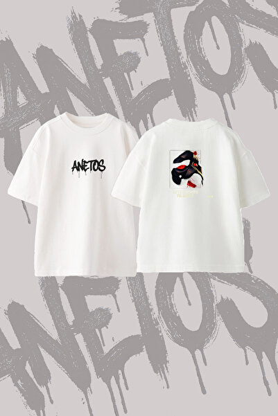 Anetos The Weeknd After Hours_15 Σχεδιασμένο μπλουζάκι με στάμπα στην πλάτη, ...