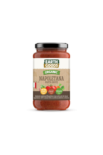 Earth Goods Organic Napoletana Pasta Sauce - vegan, GMO free, gluten free