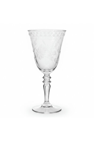 AKDC 6 Pcs Etched Crystal Goblet Set – 20×9 cm