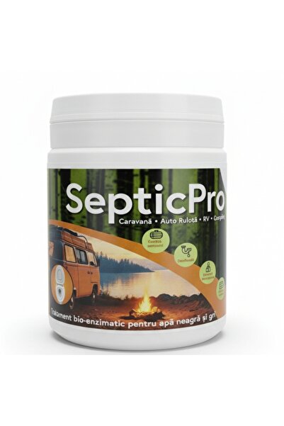 SepticPro Tratament Bio-Enzimatic Camper RV, pentru toalete și rezervoare de ...