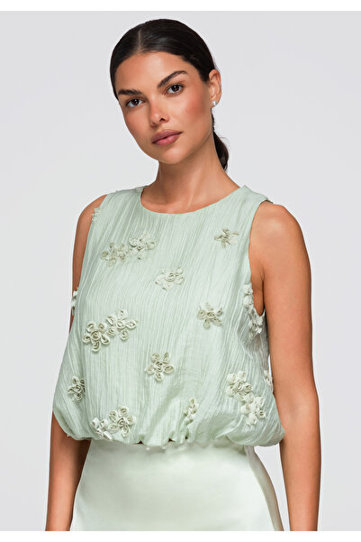 OMBRE Bluză de damă, casual, elegantă, cu mânecă lungă OW-TS-E0063