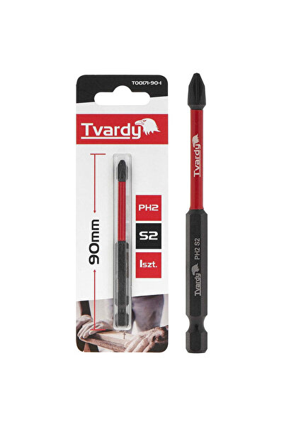 Tvardy Bit de impact PH2, 90 mm S2, T00171-90-1