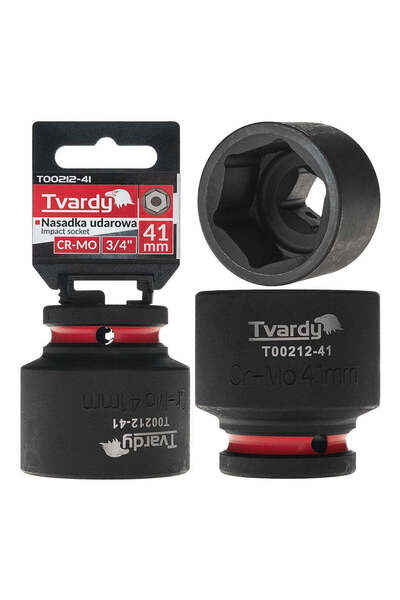 Tvardy Cheie tubulară de impact cu 6 puncte 3/4 ", 41 mm, Cr-Mo, T00212-41