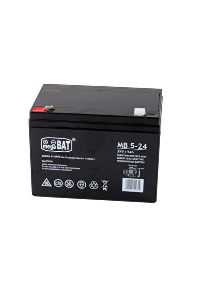 LEAN Acumulator gel, 24 V, 5 Ah, negru, 312