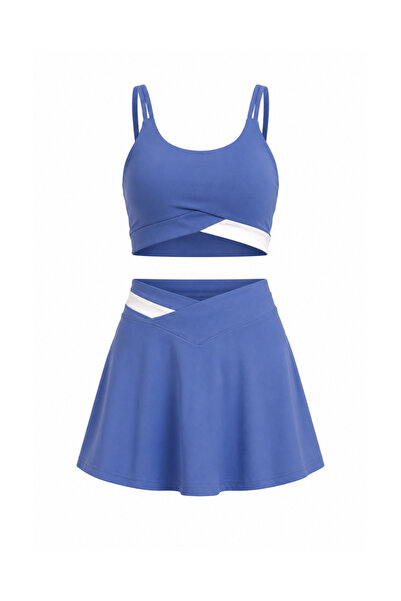 Mauri Set fitness albastru celest - S/M