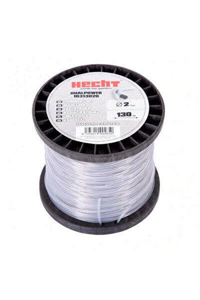Hecht Fir rotund pentru trimmer, 2 mm x 130 m, inserție metalică, rezistent l...