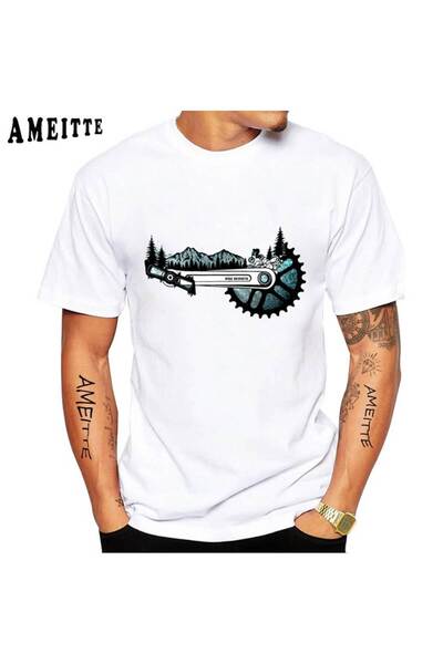 classy moda Unisex Colorful Oversize Printed T-Shirt Streetwear Comfortable F...