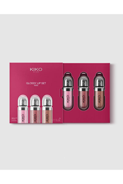 Kiko Glossy Lip Mini Seyahat Boy Set