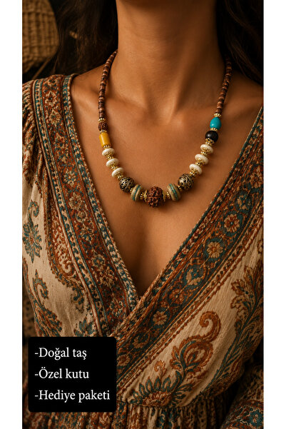 HER ŞEY NOTA www.herseynota.com Natural Stone Gökçe Harmony Necklace