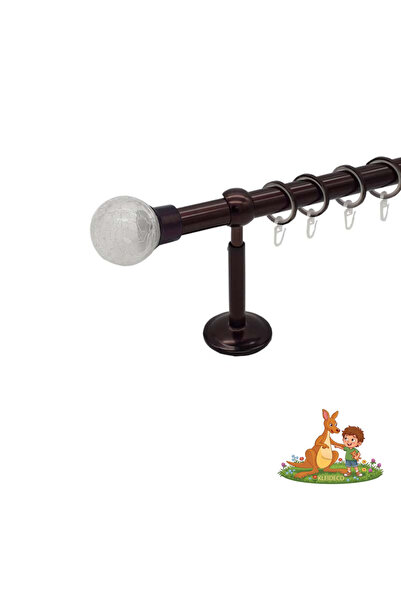 KLEIDECO Galerie simpla perdea ANGLIA, Metal, Diametru 25 mm, Capete BIRMINGH...