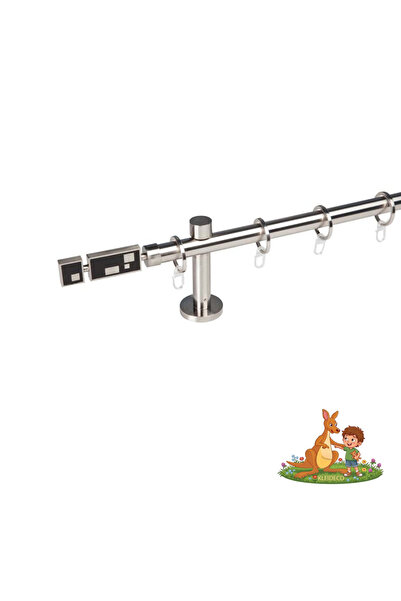 KLEIDECO Galerie simpla perdea SWITZERLAND, Metal, Diametru 20 mm, Capete MON...